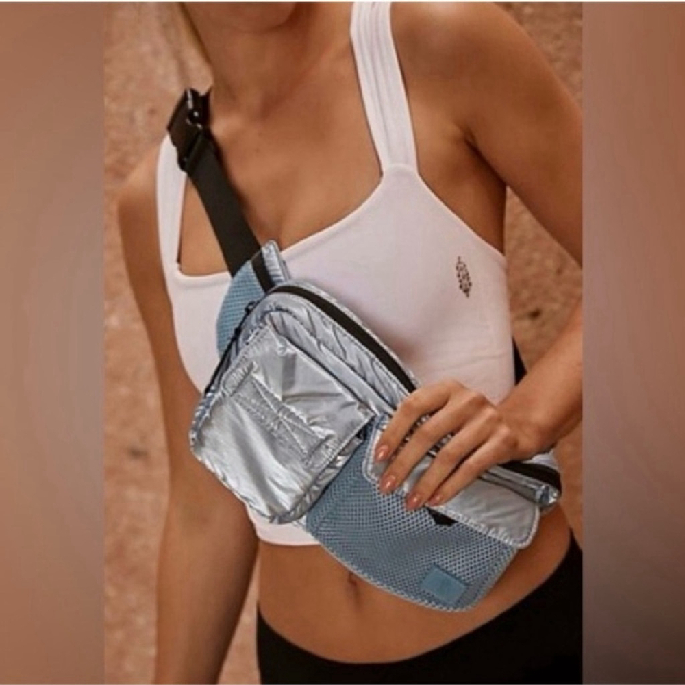 FP Movement by Free People Blue Courtside Cargo Sling NWOT - Picture 2 of 4